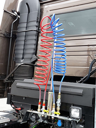 Truck Pogo Stick, Trailer pogo Stick, Air brake Hose Holder